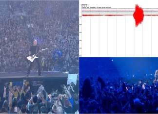 Metallica provocam “sismo” com “Enter Sandman” em concerto na Virgínia