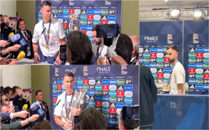 Bruno Fernandes faz questão de partilhar a glória com Ronaldo