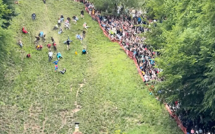 Corrida do queijo em Gloucestershire regista só um ferido em 2025