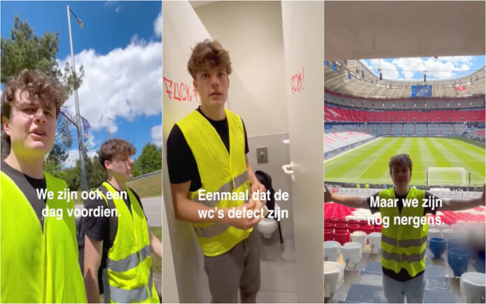 Esconderam-se na casa de banho 27 horas para ver a Champions de graça