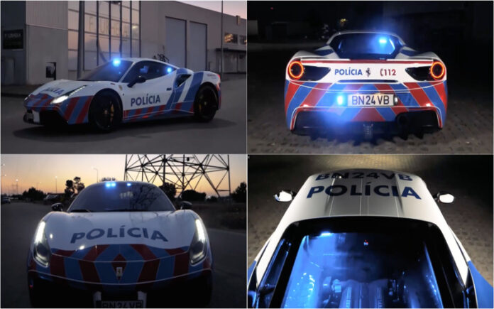 Ferrari apreendido a criminosos vai passar a brilhar na PSP
