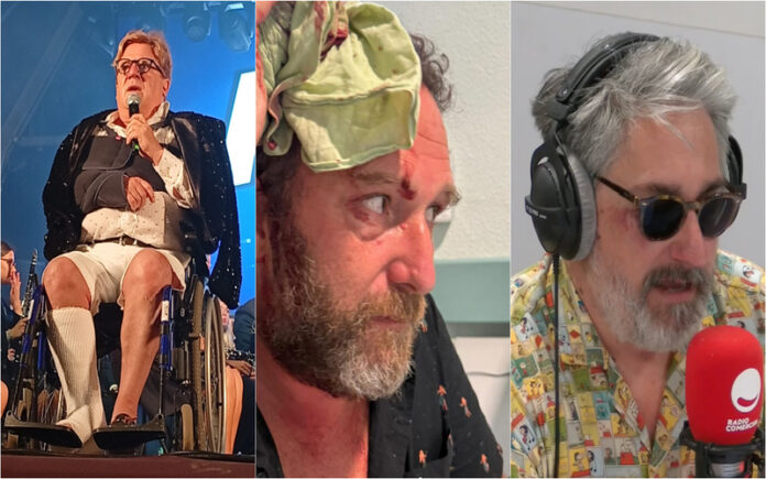 Humoristas portugueses com fim de semana atribulado e muito dorido