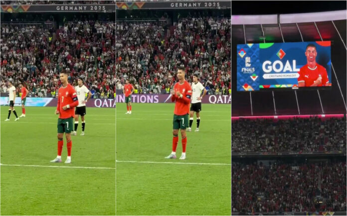 Ronaldo responde com humor a cânticos por Messi durante meia-final