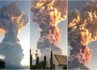 Vulcão entra em erupção na Indonésia e obriga a alerta máximo de segurança