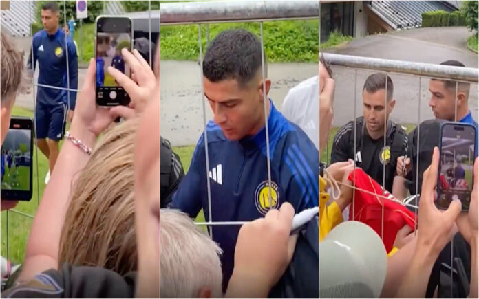 Cristiano Ronaldo provoca excitação em Salzburgo com chegada ao Al Nassr
