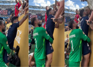 Donnarumma “marca presença” no beijo de Beraldo à namorada