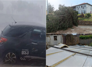 Mirandela apanhada de surpresa por vendaval em tarde de calor extremo