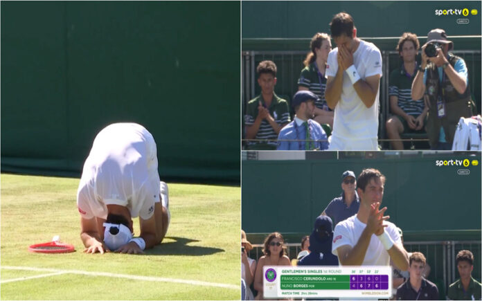 Nuno Borges faz história em Wimbledon com vitória emocionante e lágrimas no relvado