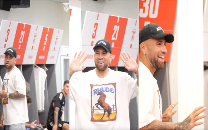 Otamendi e Richard Ríos protagonizam reencontro tranquilo no Benfica