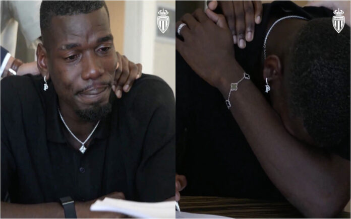 Pogba emociona-se no regresso ao futebol ao assinar pelo Mónaco