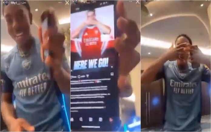 Promessa do Arsenal vibra com contratação de Gyökeres