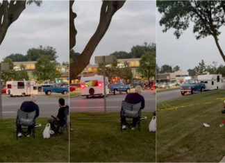 Condutor inverte carrinha e caravana e provoca cena insólita na estrada
