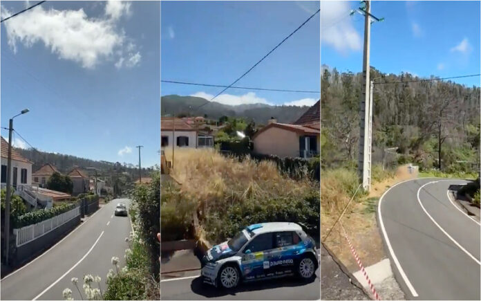Despiste violento de equipa portuguesa no Rali da Madeira termina com susto