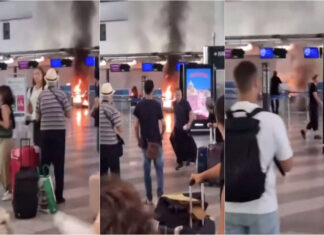 Homem ateia fogo a balcão de check-in em aeroporto de Milão