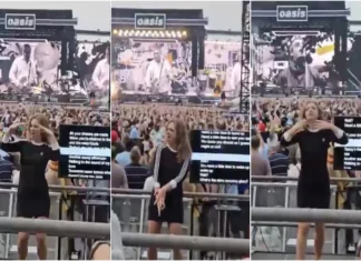 Intérprete de língua gestual encanta público em concerto dos Oasis