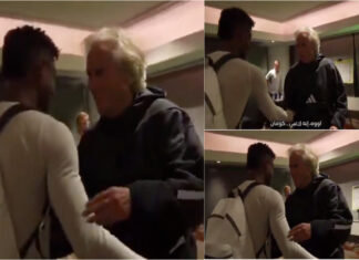 Jorge Jesus recebe Coman no Al Nassr com abraços e inglês à sua maneira