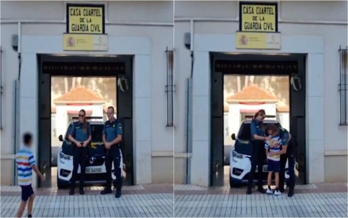 Menino de 10 anos visita agentes que o salvaram de afogamento em momento emocionante