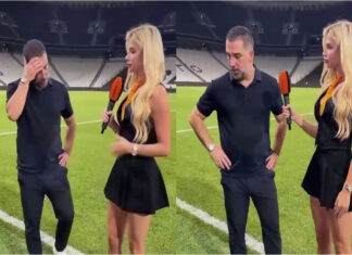 Treinador do Shakhtar Donetsk chama atenção por evitar contacto visual com repórter