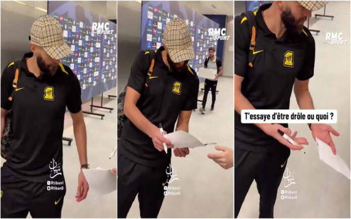 Benzema irrita-se com pedido de trend para TikTok durante entrevista