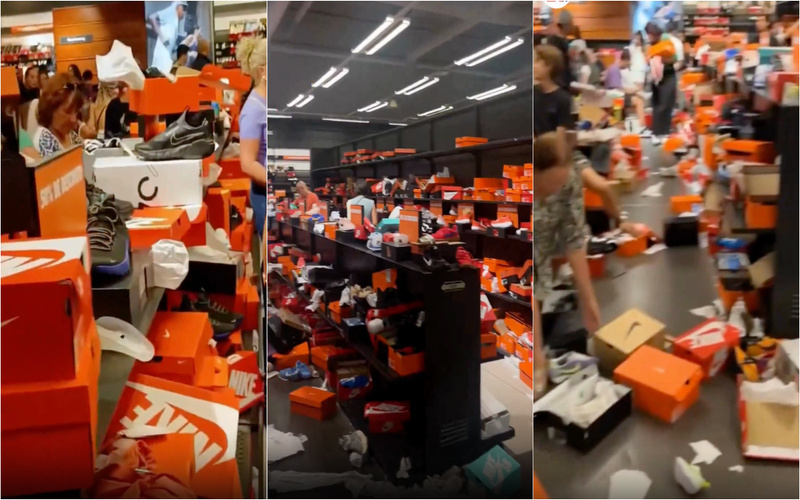 Caos na loja da Nike de Vila do Conde com promoções