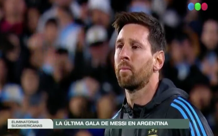 Messi despede se em lágrimas no último jogo pela seleção na Argentina