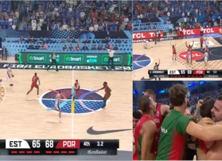 Portugal faz história e garante presença nos oitavos do Europeu de basquetebol