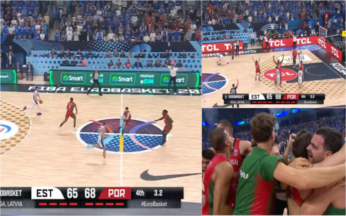 Portugal faz história e garante presença nos oitavos do Europeu de basquetebol