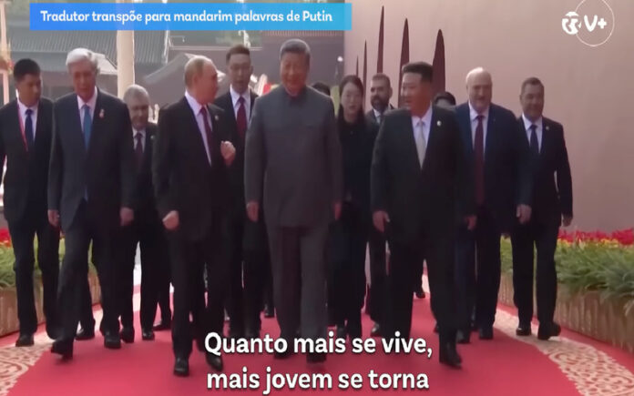 Putin e Xi falam sobre vida eterna