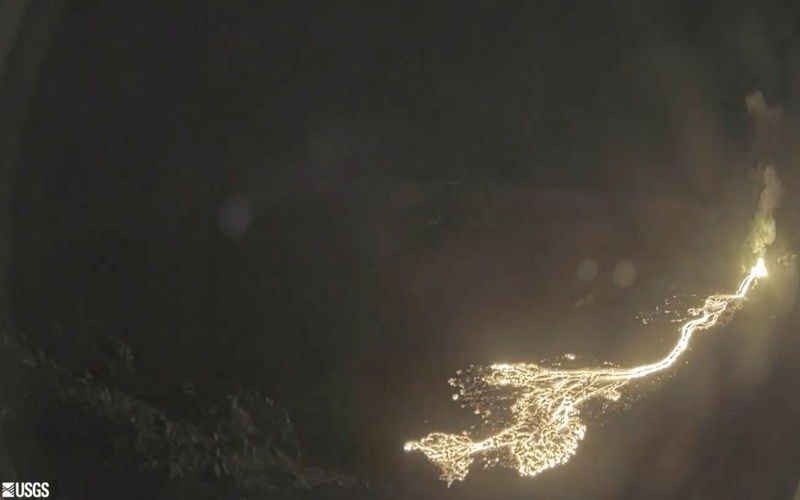 Vulcão Kilauea volta a entrar em erupção no Havai