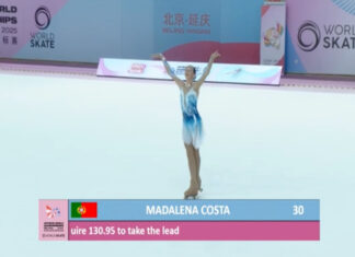 Madalena Costa conquista ouro e torna-se primeira campeã mundial portuguesa de patinagem