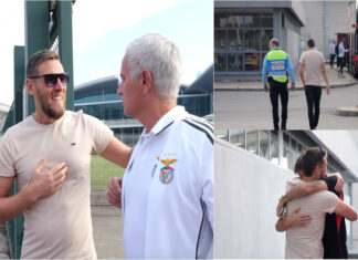 Mourinho cria momento ternurento antes da viagem do Benfica para Chaves