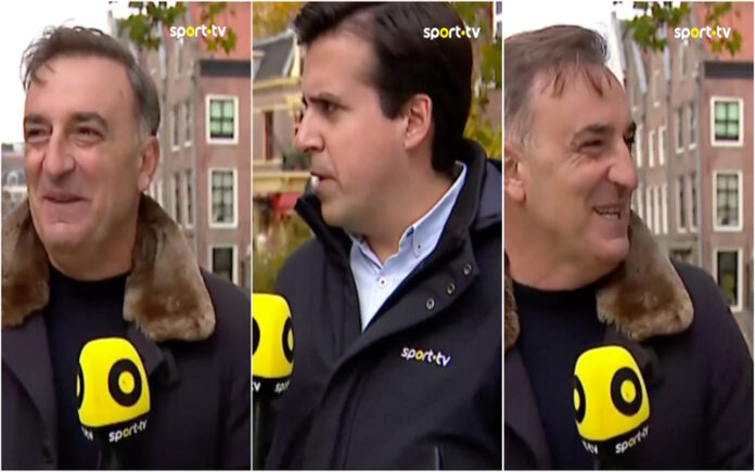 Carlos Carvalhal solta piada inesperada em direto da Sport TV e momento torna-se viral