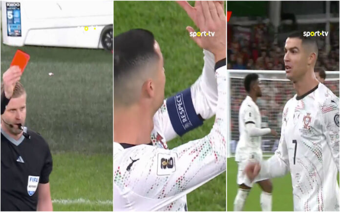Cristiano Ronaldo expulso após agressão em jogo marcado por tensão e polémica