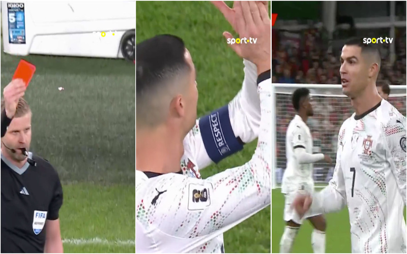 Cristiano Ronaldo expulso após agressão em jogo marcado por tensão e polémica