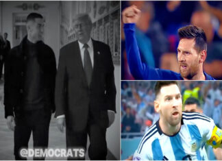 Partido Democrata provoca com vídeo de Messi após Trump e Ronaldo