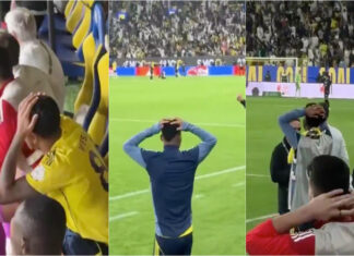 Reação inolvidável ao novo momento mágico de Cristiano Ronaldo