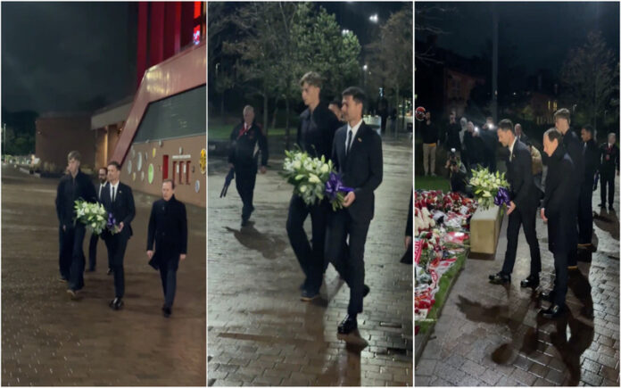 Real Madrid presta tributo emocionante a Diogo Jota em Anfield