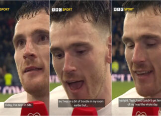 Robertson emociona-se ao lembrar Diogo Jota após apuramento histórico da Escócia