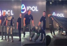 Robô humanoide russo cai durante apresentação e vídeo torna-se viral