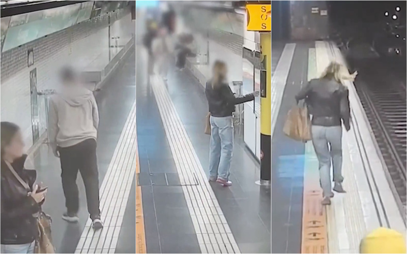 Agente fora de serviço salva jovem de atropelamento no Metro de Barcelona