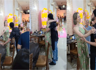 Dador de medula faz surpresa emocionante a mulher que recebeu transplante