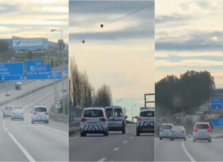 Fuga na A1 acaba com carrinha furtada bloqueada pela PSP em Gaia