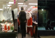 Grupo vestido de Pais Natais rouba alimentos para apoiar famílias carenciadas em Montreal