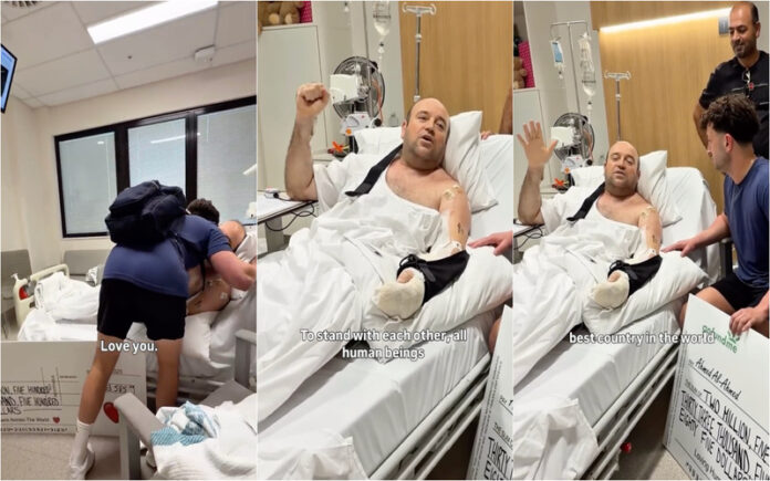 Herói de Sydney recebe 1,4 milhões de euros enquanto se recupera