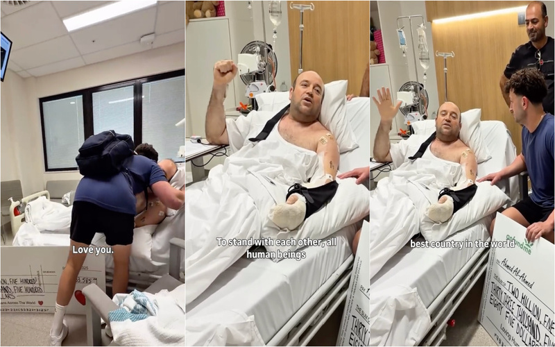 Herói de Sydney recebe 1,4 milhões de euros enquanto se recupera