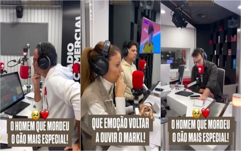 Nuno Markl emociona ouvintes ao regressar à rádio a partir do hospital