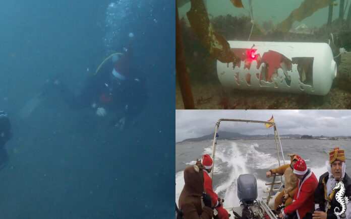 Presépios subaquáticos levam o Natal ao fundo do mar na Galiza