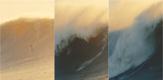 Surfista britânica poderá bater recorde feminino na Nazaré