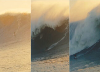 Surfista britânica poderá bater recorde feminino na Nazaré