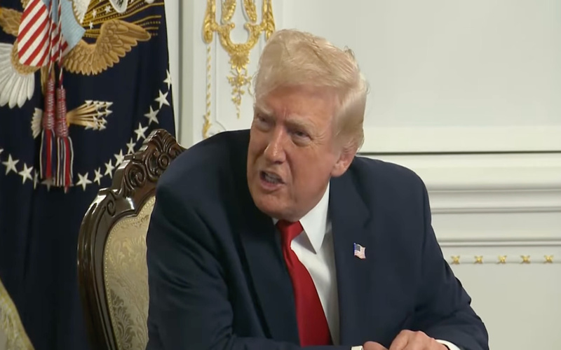 Trump perde a cabeça e insulta jornalista em polémica sobre tiroteio em Washington